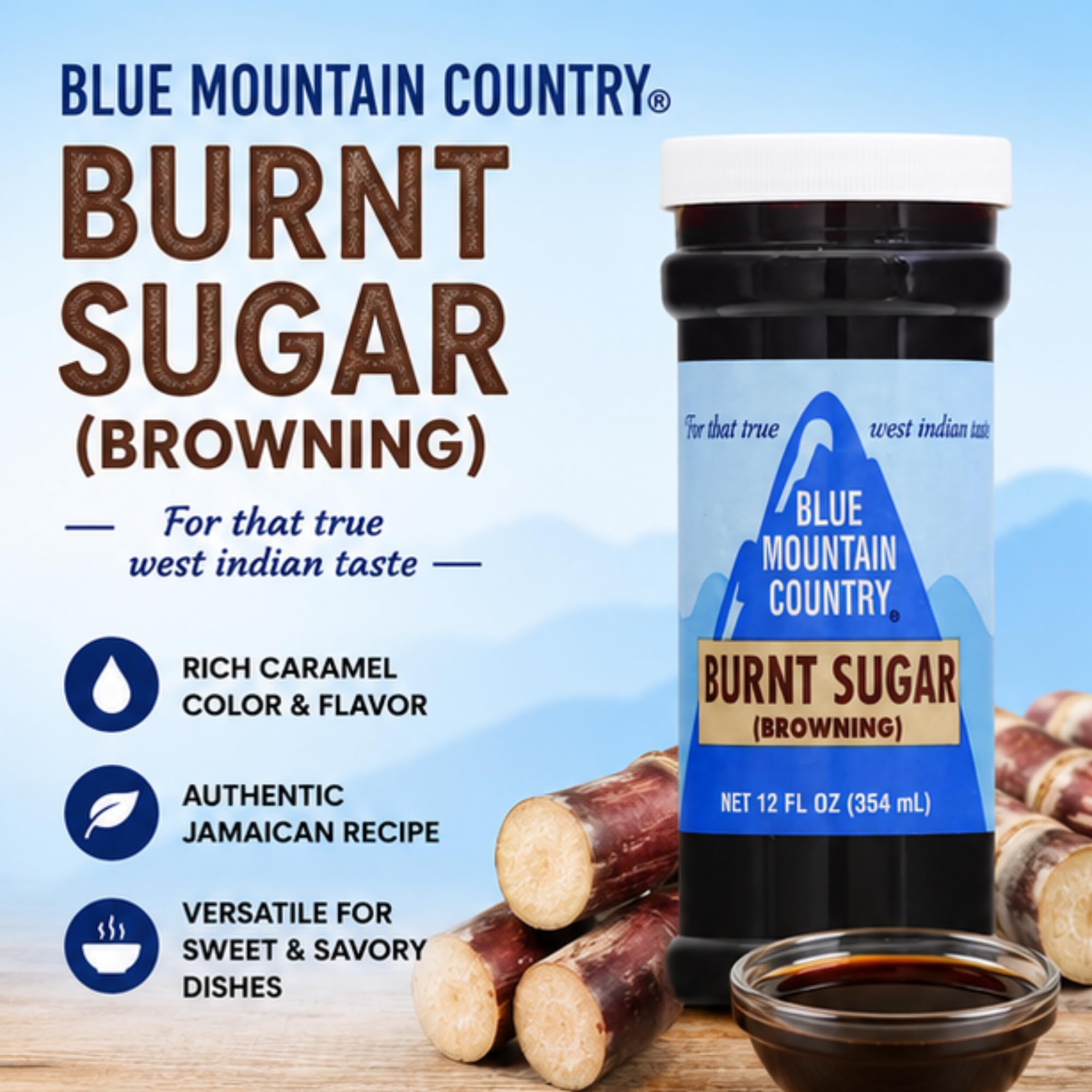 Amazon.com : Blue Mountain Country Browning (Burnt Sugar) – 12 oz